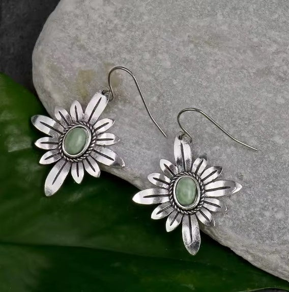 Vintage Blossom Flower Earrings