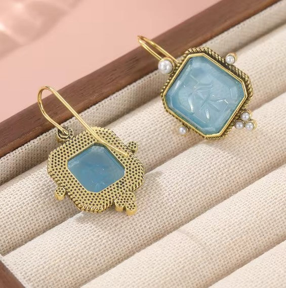 Vintage Gem Drops Earrings