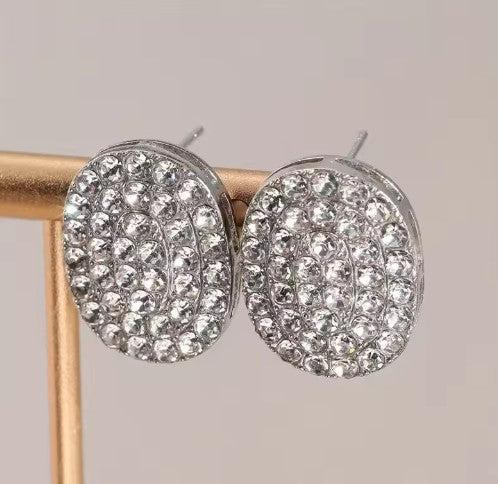 Elegant Round Zircon Earrings