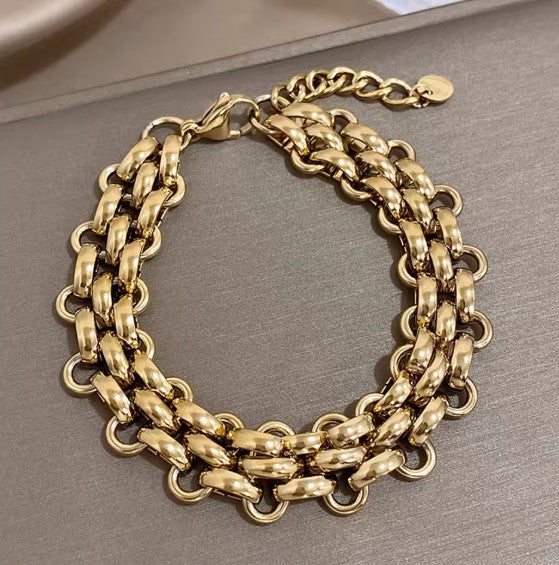 Vintage Chain Gold Bracelet