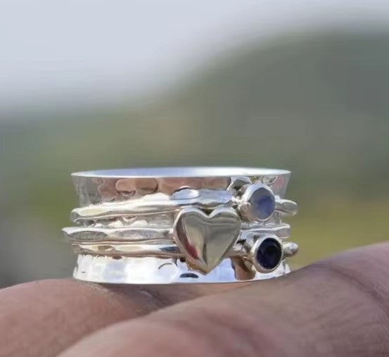 Vintage Rotating Love Ring