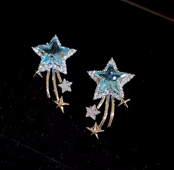 Star Zircon Earrings