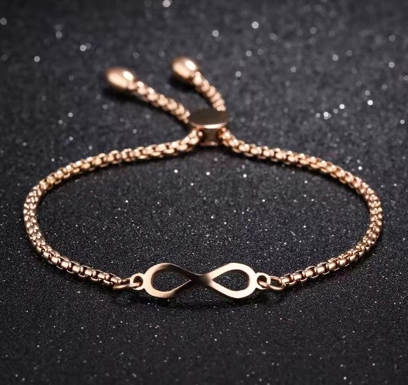 Infinite Rose Gold Bracelet
