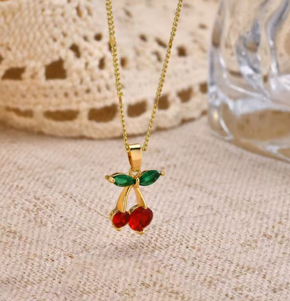 Cherry Charms Necklace