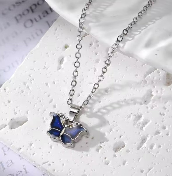 Butterfly Silver Necklace