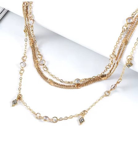 Vintage Fashion Crystal Necklace