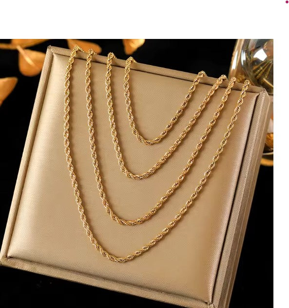 Vintage Chain Gold Necklace
