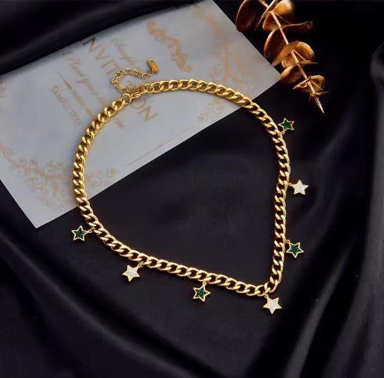 Star Gold Chain Necklace
