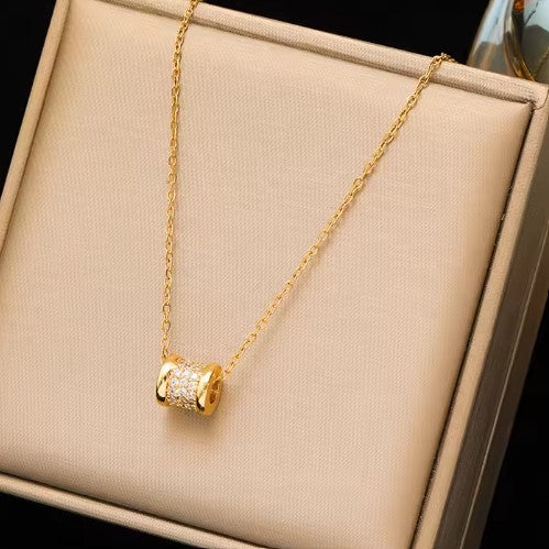 Elegant Drop Gold Necklace