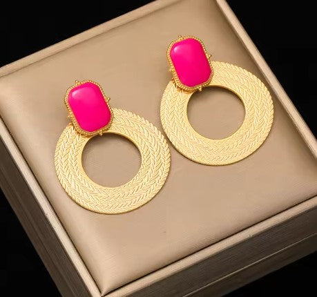 Aurora Drops Gold Earrings