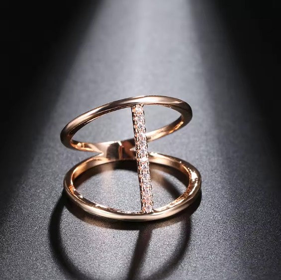 Crystal Cubic Zirconia Ring