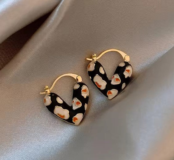 Double Sided Heart Earrings