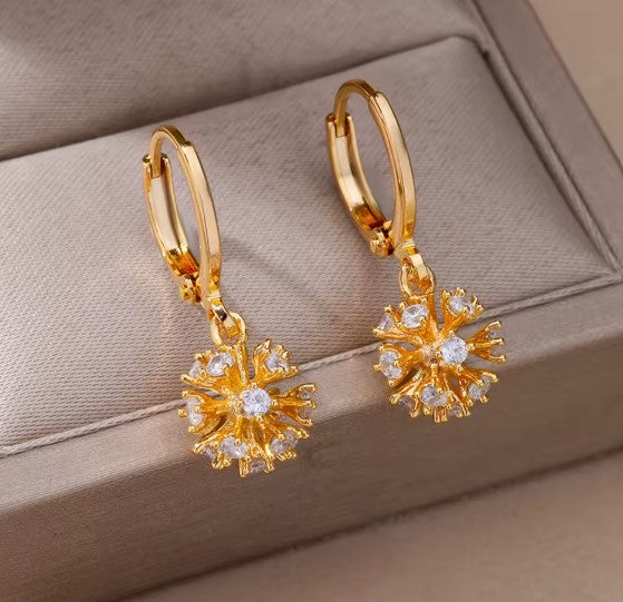 Classic Stars Zircon Earring