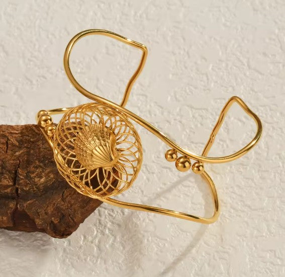 Vintage Punk Opening Hollow Bracelet