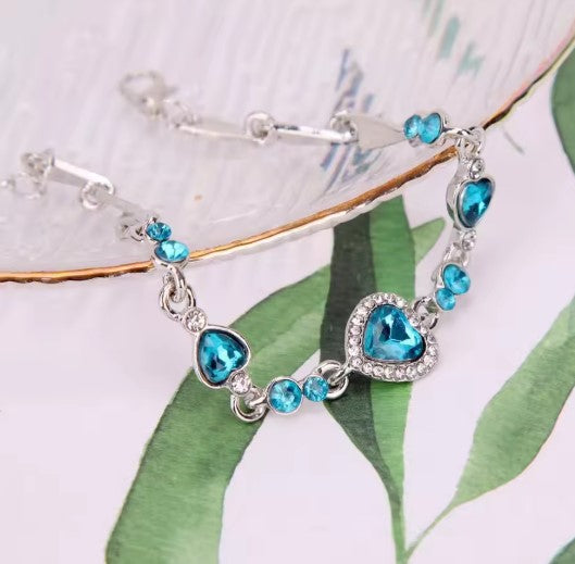 Luxury Charm Blue Crystal Bracelet