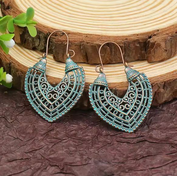 Bohemian Zahara Bloom Drop Earrings