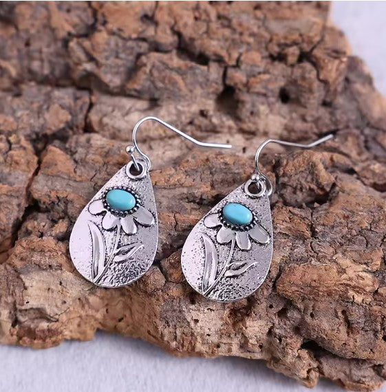 Silver Vintage Enchanted  Earrings