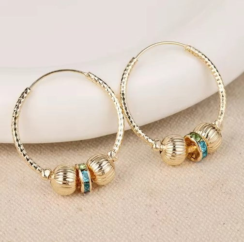 Golden Eclipse Earrings