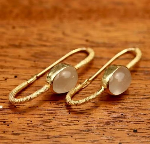 Vintage Moonstone Earrings