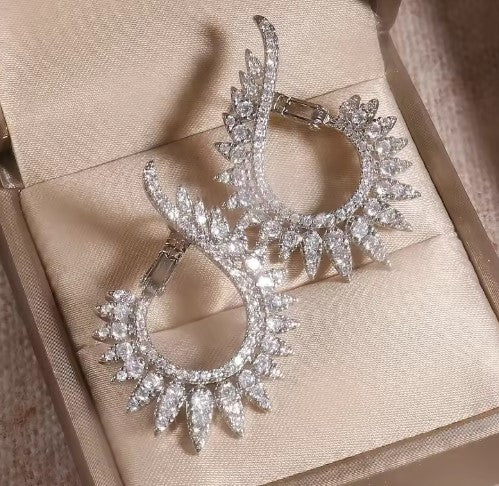 Silver Vintage Elegant Earrings