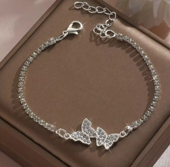 Sterling Silver Charm Adjustable Bracelets