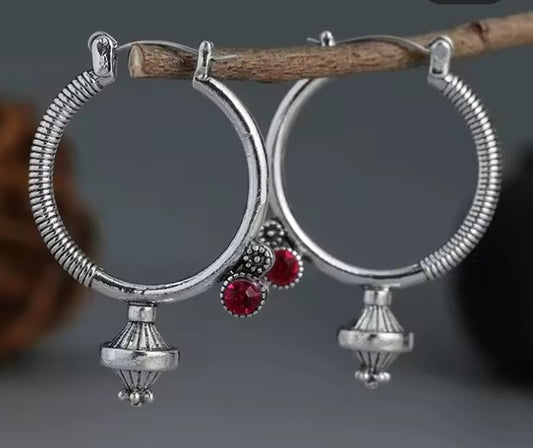 Exquisite Design Handcrafted Hoop Earrings