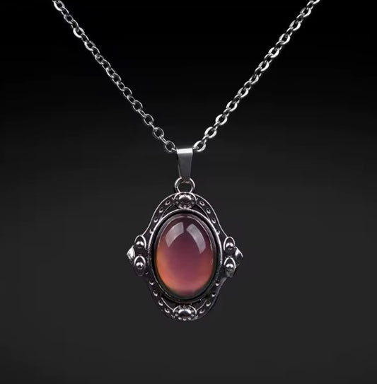 Mood Elliptic Pendant Necklace