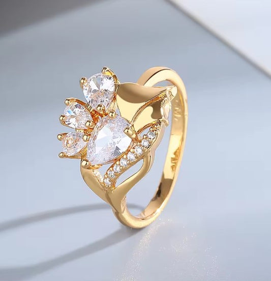 Luxury Natural Zircon Ring