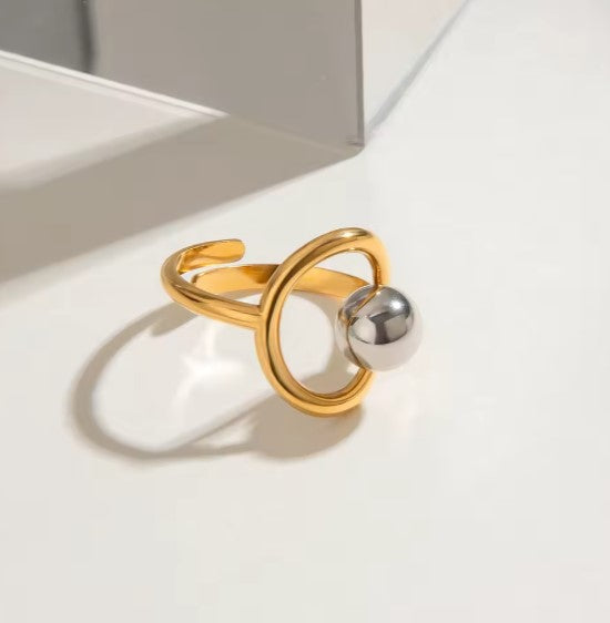 Vintage Pop Ball Open Ring