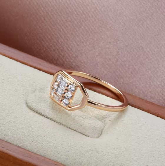 Fine Crystal Zircon Ring