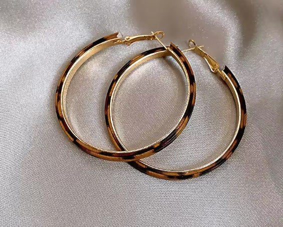 Vintage Leopard Pattern Earrings