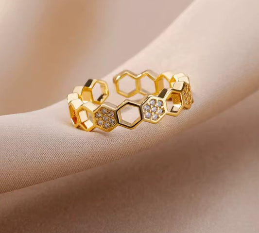 Celeste Luxury Gold Ring