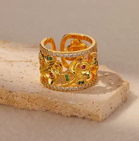 Exquisite Boho Lover Gold Ring