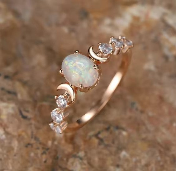 Classic Chic Moonstone Ring