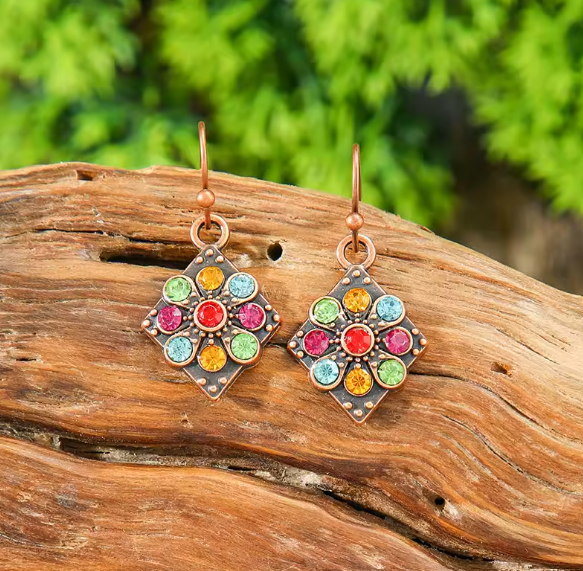 Sierra Color Bloom Boho Drops Earrings
