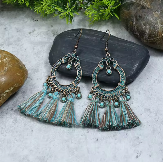 Bohemian Tassel Dangle Earrings